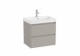 Roca Ona Unik 650mm Basin & Matt Grey Unit (2 Drawers)