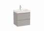 Roca Ona Unik 600mm Basin & Matt Grey Unit (2 Drawers)