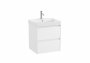 Roca Ona Unik 550mm Basin & Matt White Unit (2 Drawers)