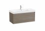 Roca Ona Unik 1000mm Basin & Dark Elm Unit (1 Drawer)