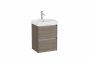 Roca Ona Unik Compact 450mm Basin & Dark Elm Unit (2 Drawers)