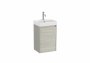 Roca Ona Unik Compact 400mm Basin & Light Oak Unit (1 Drawer)