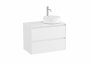 Roca Ona Unik 800mm Matt White Right Hand Unit & Countertop (2 Drawers)