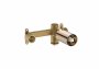 Roca Ona Wall Mounted Rose Gold Built-in Basin Mixer