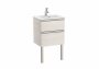 Roca The Gap Compact Nordic Ash 500mm 2 Drawer Vanity Unit with Basin