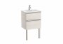 Roca The Gap Compact Nordic Ash 600mm 2 Drawer Vanity Unit with Basin