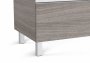 Roca The Gap Gloss White 1000mm 3 Drawer Vanity Unit with Right Handed Basin