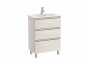 Roca The Gap Compact Nordic Ash 600mm 3 Drawer Vanity Unit with Basin