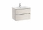 Roca The Gap Nordic Ash 700mm 2 Drawer Vanity Unit with Basin