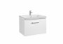 Roca Prisma Gloss White 600mm Basin & Unit with 1 Drawer