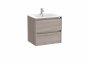 Roca Tenet City Oak 600 x 460mm 2 Drawer Vanity Unit and Basin