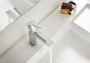 Roca Naia Chrome Smooth Bodied Basin Mixer with Click-Clack Waste