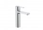Roca Naia Chrome Smooth Bodied Medium Plus Height Basin Mixer