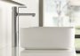 Roca Naia Chrome Smooth Bodied Medium Plus Height Basin Mixer
