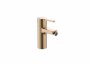 Roca Naia Rose Gold Bidet Mixer with Pop-Up Waste