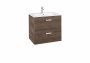 Roca Victoria Basic Unik Cedar 600mm Basin Unit with 2 Drawers