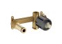 Roca Insignia Wall-Mounted Basin Mixer - Titanium Black