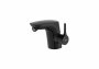 Roca Insignia Single Lever Bidet Mixer With Smooth Body, Cold Start - Titanium Black