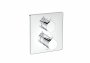 Roca Insignia Built-In Thermostatic Bath-Shower Mixer with Automatic Diverter & 2 Outlets - Chrome