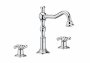 Roca Carmen 3 Hole Basin Mixer with Click-Clack Waste