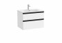 Roca The Gap Matt White 700mm 2 Drawer Vanity Unit with Basin