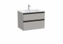 Roca The Gap Matt Grey 700mm 2 Drawer Vanity Unit with Basin