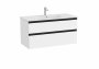 Roca The Gap Matt White 1000mm 2 Drawer Vanity Unit with Basin