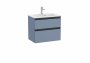 Roca The Gap Compact Matt Blue 600mm 2 Drawer Vanity Unit with Basin