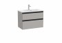 Roca The Gap Compact Matt Grey 700mm 2 Drawer Vanity Unit with Basin