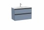 Roca The Gap Compact Matt Blue 800mm 2 Drawer Vanity Unit with Basin