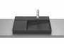 Roca Horizon Matt Black 600mm Countertop Basin