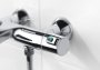 Roca T-500 Wall-Mounted Thermostatic Bath/Shower Mixer with Diverter-Flow Regulator