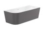 Roca Raina 1800mm Asymmetric Right Hand Corner Bath - Onyx
