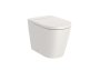 Roca Inspira Round Back-to-Wall Rimless Toilet - Beige