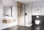 Roman Haven Select 200mm Fixed Deflector Panel (10mm) - Matt Black