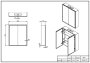 Scudo Prospr 600 x 700mm Double Door LED Mirror with Bluetooth
