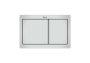 Roca In-Wall PS1 Dual Flush Plate - Chrome