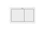 Roca In-Wall PS1 Dual Flush Plate - Matt White