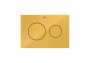 Roca In-Wall PS3 Dual Flush Plate - Honey Yellow