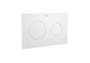Roca In-Wall PL10 Dual Flush Plate (Duplo One) - Matt White