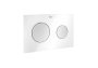 Roca In-Wall PL10 Dual Flush Plate (Duplo One) - White/Chrome