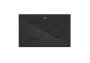 Roca In-Wall PL10 Dual Flush Plate (Duplo One) - Titanium Black