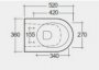 RAK Ceramics Feeling Rimless 365mm Wall Hung Matt Cappuccino Pan