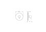 Vitra Root Round Built-In Thermostatic Mixer - Soft Gold