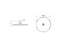 Vitra Origin 250mm Rain Showerhead - Brushed Nickel