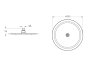 Vitra Lite LC 300mm Shower Head - Soft Gold
