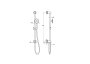 Vitra Origin Classic Hand Shower & Rail - Brushed Gold