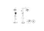 Vitra AquaControl Charm 240 2F Shower Set - Chrome