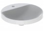 Geberit VariForm 480mm Round 1 Tap Hole Countertop Basin - No Overflow