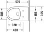 Duravit No.1 Back to Wall Toilet - White